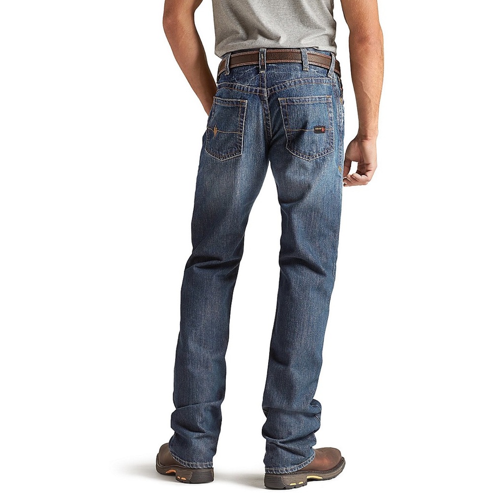 Ariat Men's M4 Work FR Low Rise Bootcut Jeans 30 x 30   10 0515 - Picture 10 of 10